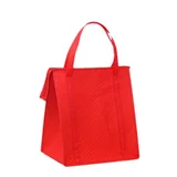 Insulated Non-Woven Grocery Tote with Zipper — view 3