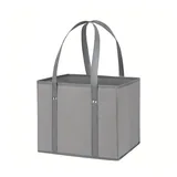 Collapsible Non-Woven Shopping Basket Tote — view 4