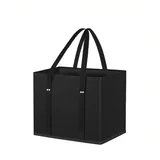 Collapsible Non-Woven Shopping Basket Tote — view 5