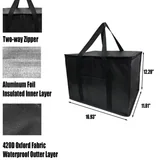 Large Oxford Cooler Bag with Dual Zipper — view 2