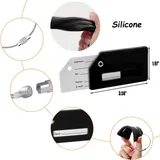 Silicone Luggage Tag with Wire Loop — view 2