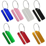 Aluminum Luggage Tag with Cable — view 3