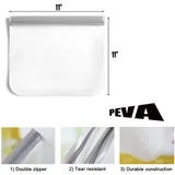 11-Inch Reusable PEVA Food Storage Bag — view 2