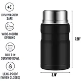 25 oz Insulated Food Jar with Folding Spoon — view 2