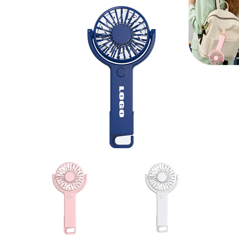 Five-Speed USB-C Handheld Fan with Clip
