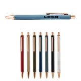Matte Aluminum Pen with Rose Gold Accents