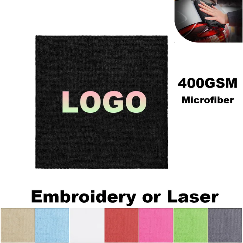 12-Inch 400GSM Microfiber Cleaning Cloth