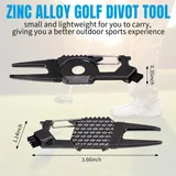 Golf Divot Tool with Magnetic Marker and Brush — view 2