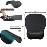 Full-Color Mouse Pad with Wrist Rest — view 2
