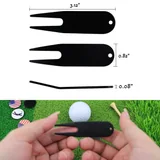 Curved Metal Golf Divot Tool — view 2