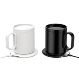 12 oz Ceramic Mug with USB-C Warming Base — view 3