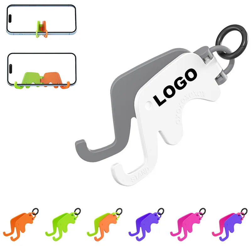 Elephant Phone Stand Keychain