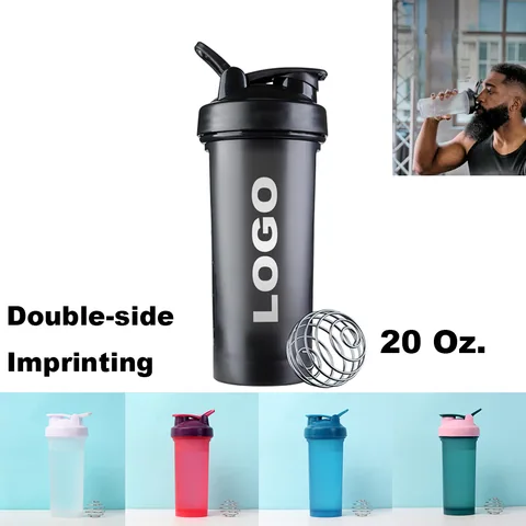 20 oz Protein Shaker with Mixing Ball