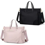 Oxford Laptop Tote with Detachable Shoulder Strap — view 3