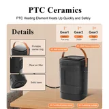 1500W PTC Heater with Carry Handle — view 2