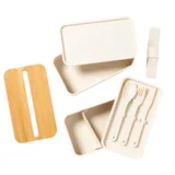 40 oz Stacking Bento Box with Bamboo Lid — view 2