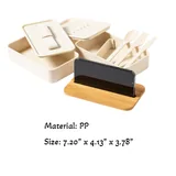 40 oz Stacking Bento Box with Bamboo Lid — view 3