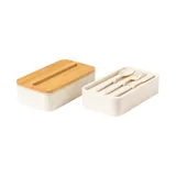 40 oz Stacking Bento Box with Bamboo Lid — view 4