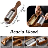 Acacia Grater with Collection Box — view 2