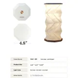 Rechargeable Folding Paper-Shade Lantern — view 2