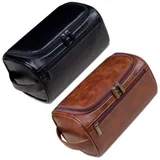 Hanging PU Leather Toiletry Bag — view 3