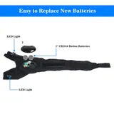 LED Flashlight Gloves with Adjustable Straps — view 2