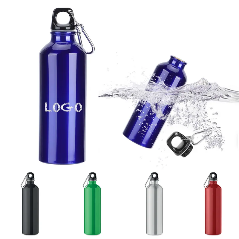Aluminum Water Bottle with Carabiner