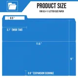 A4 Tabbed Paper File Folder — view 2