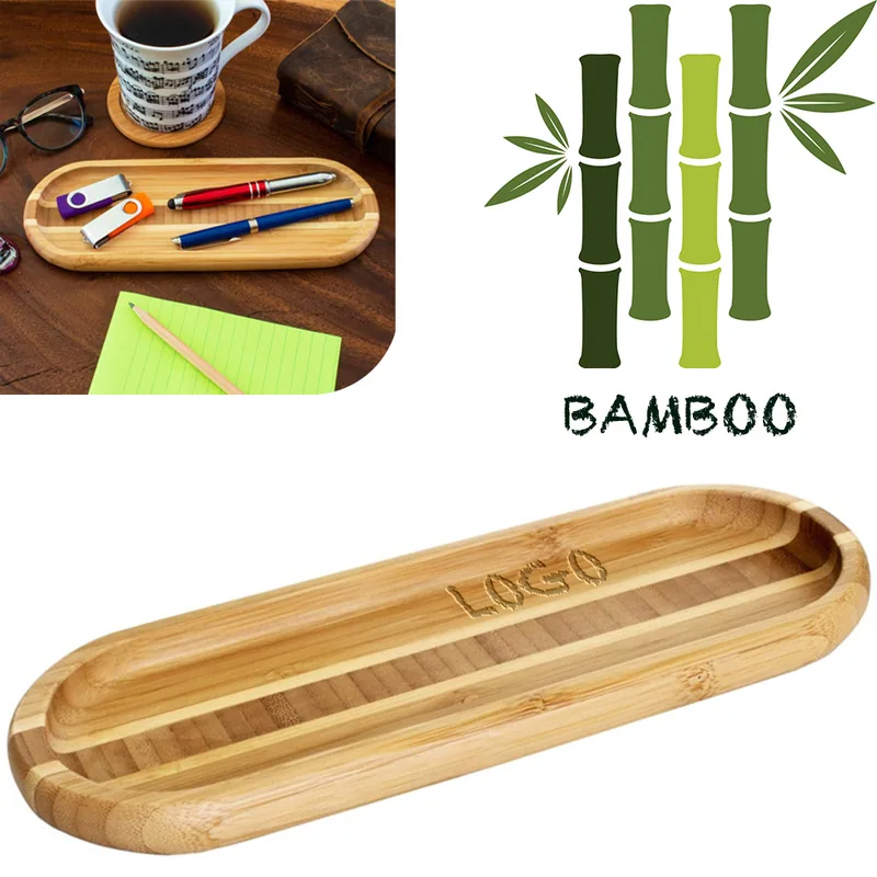 10-Inch Bamboo Organizer Tray