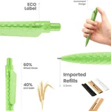 Wheat Straw Composite Click Pen — view 2