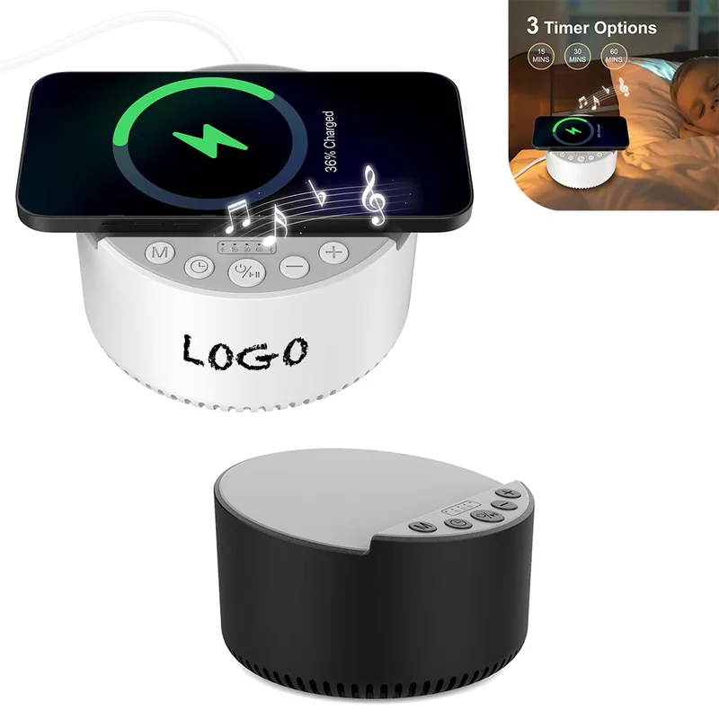 White Noise Speaker with Wireless Charging