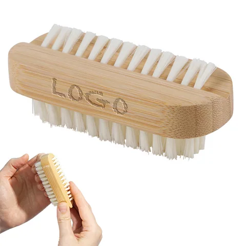 Double-Sided Bamboo Nail Brush