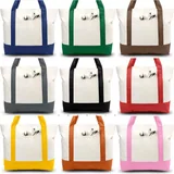 12 oz Canvas Grocery Tote with Reinforced Handles — view 3