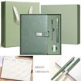 A5 PU Notebook Gift Set with Pen and USB Drive — view 2