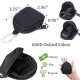 Mini Oxford Zipper Pouch with Carabiner — view 2
