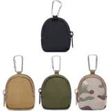 Mini Oxford Zipper Pouch with Carabiner — view 3