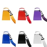 4-Inch Metal Cowbell with Carry Strap — view 3