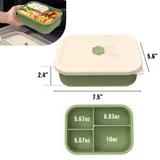 28 oz Silicone Compartment Lunch Box — view 2