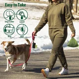 Fabric Dog Waste Bag Dispenser with Clip — view 3