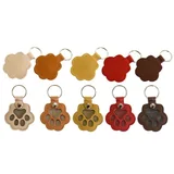 Paw-Shaped Pet Fur Keepsake Keychain — view 4