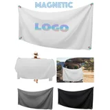 75-Inch Magnetic Fleece Towel