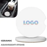 Ceramic Car Cup Holder Coaster with Notch