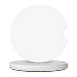 Ceramic Car Cup Holder Coaster with Notch — view 3