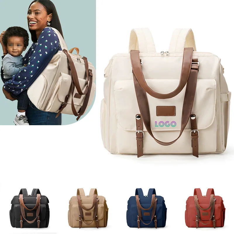 Diaper Backpack with Tote Handles