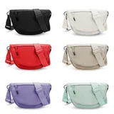 Crescent Crossbody Bag with Wide Strap — view 3