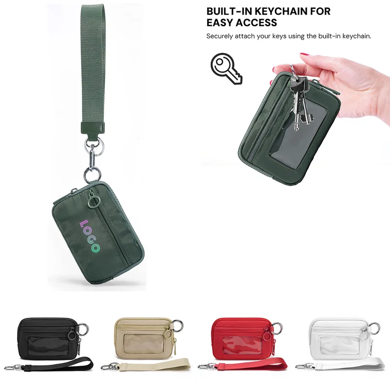 Wristlet Wallet with Clear ID Window