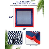 22-Inch Square Faux Silk Scarf — view 2