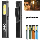 Slim COB Flashlight with Magnetic Base