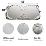 63-Inch Folding Windshield Sunshade — view 2
