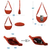 Nylon Crescent Crossbody Bag — view 2